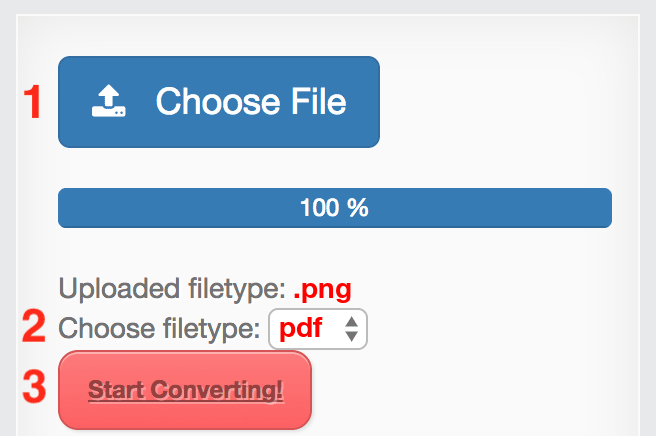 How to convert PNG files online to PDF